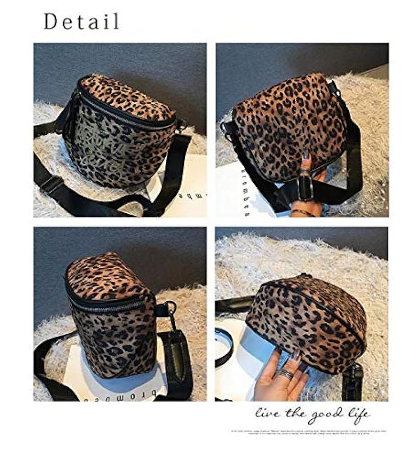 Amazon | [MarieAnge] レオパード柄 ヒョウ柄 メッセンジャ